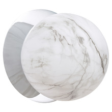 Lassie Marble Opal Glass Warm White LED Outdoor Wall Light